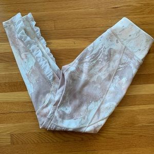 NWOT CALIA ruched marble mesh tight size small